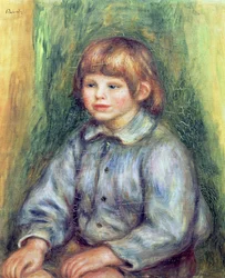 Siddende portræt af Claude Renoir (1901-81) 1905-08